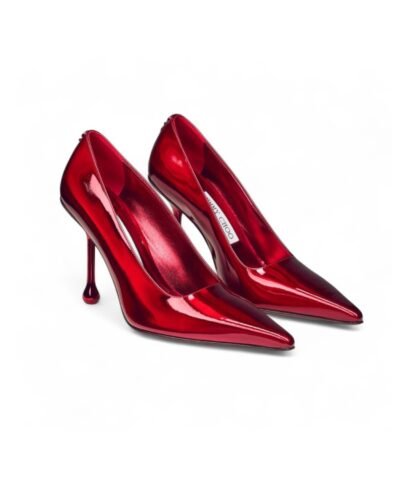 Jimmy Choo Ixia 95 Pumps Ruby Red For Women IXIA95GXH