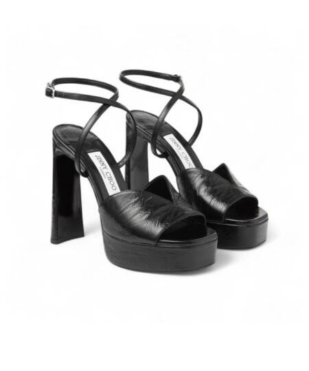 Jimmy Choo Karli Platform 125 Black For Women KARLIPF125BYK