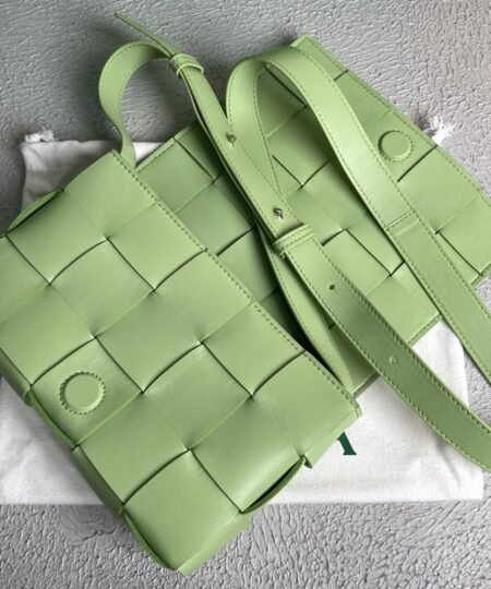 Alternative view of Bottega Veneta Cassette Light Green, For Women, Women’s Bags 9.1in/23cm