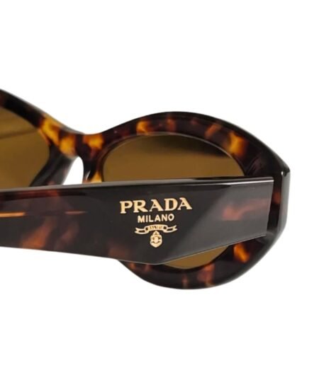 Alternative view of Prada Cat Eyes Sunglasses Tortoiseshell With Gold Prada Millano Logo