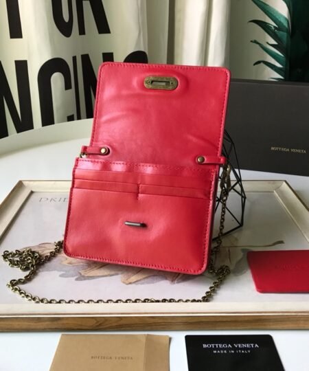 Alternative view of Bottega Veneta Crossbody Red, For Women, Women's Bags 6.9in/17.5cm