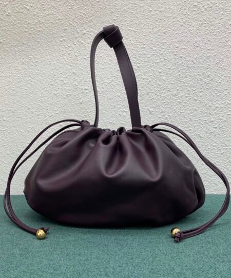 Bottega Veneta Medium Pouch Purple, For Women, Women’s Bags 15.7in/40cm