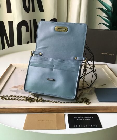 Alternative view of Bottega Veneta Crossbody Blue, For Women, Women's Bags 6.9in/17.5cm