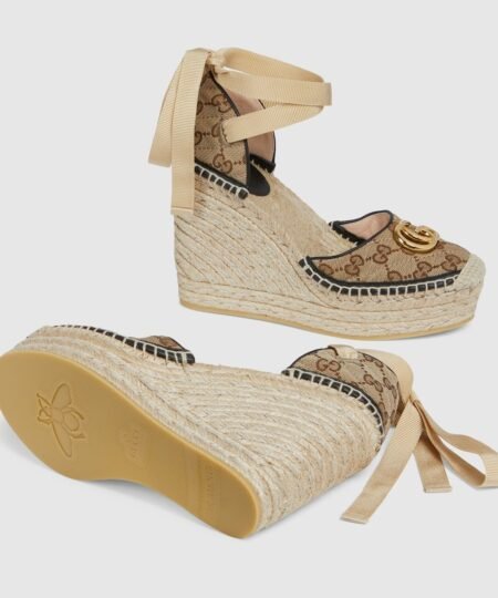 Alternative view of Gucci Women GG Matelasse Platform Espadrille – ‎‎621240 HVK60 9764