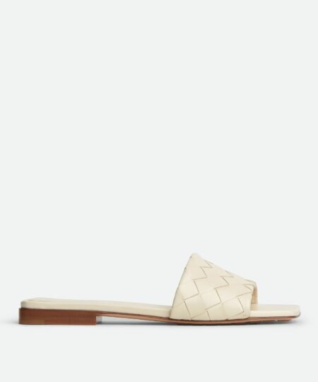 Alternative view of Bottega Veneta Parco Flat Mule Sea Salt For Women 837737V2ED09031