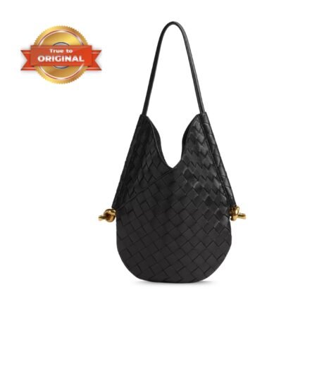 [True-to-ORIGINAL] Bottega Veneta Small Solstice Black For Women 26cm/10.2in 740898VCPP11019