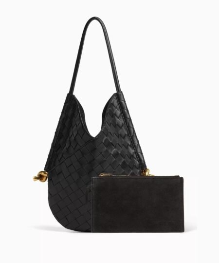Alternative view of [True-to-ORIGINAL] Bottega Veneta Small Solstice Black For Women 26cm/10.2in 740898VCPP11019