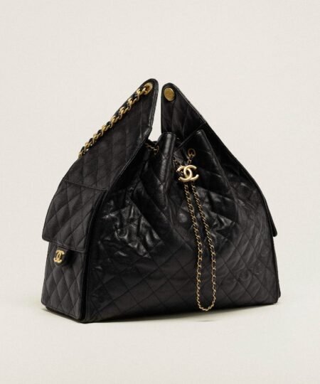Alternative view of [True-to-ORIGINAL] Chanel 25 Large Handbag Black For Women 36cm/14.2in – AS5553-B20304-94305