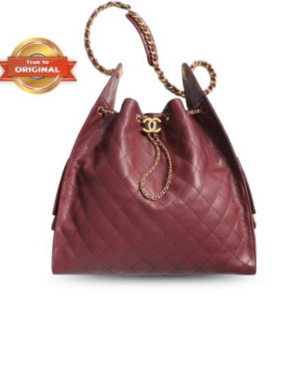 [True-to-ORIGINAL] Chanel 25 Large Handbag Burgundy For Women 36cm/14.2in – AS5553-B20304-U1192