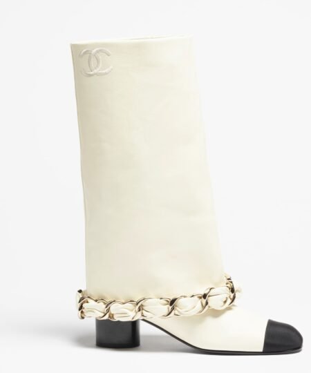 Alternative view of Chanel High Boots White 50mm For Women – G46677-B21755-U3294