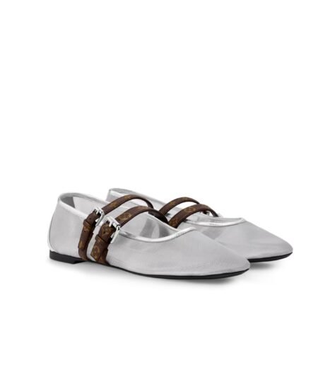 Louis Vuitton Ballet Ballerina Silver For Women 1AIS37