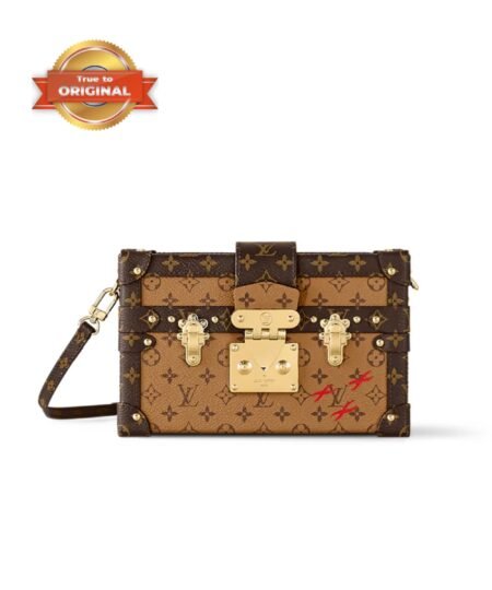[True-to-ORIGINAL] Louis Vuitton Petite Malle Monogram Reverse For Women 7.9in/20cm M45960