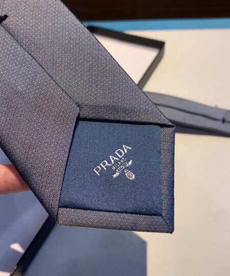 Alternative view of Prada Satin Tie Iron Gray Prada Men Tie UCR77_WCJ_F0D65_S_141