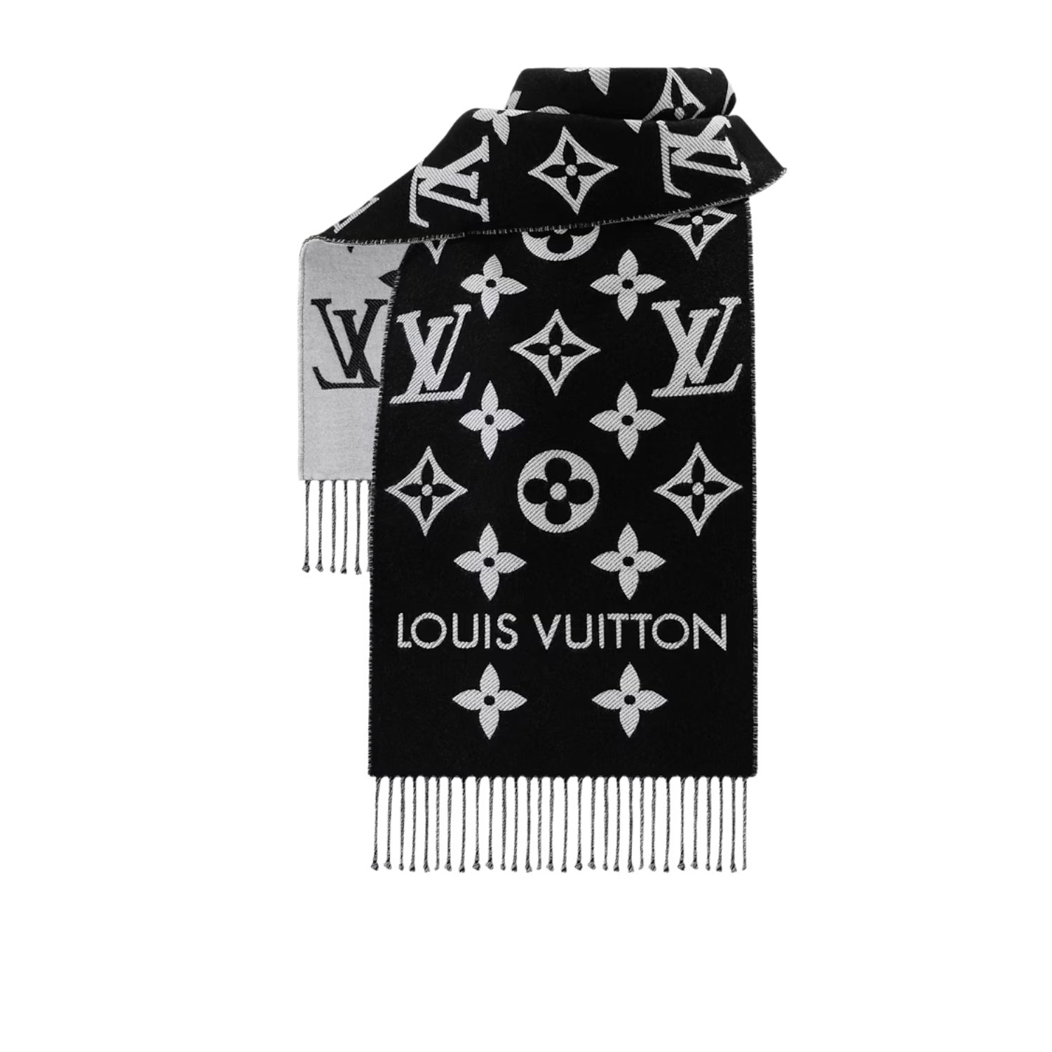 Louis Vuitton LV Essential Scarf Black For Women