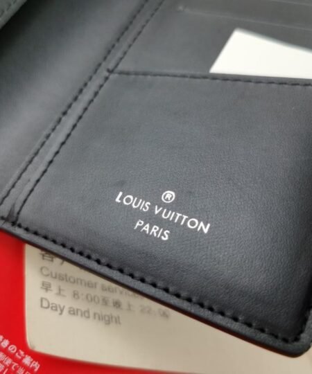 Alternative view of Louis Vuitton Brazza Wallet Taurillon Shadow For Men, Men’s Wallet 7.5in/19cm LV