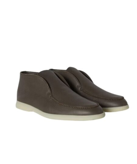 Loro Piana Open Walk Ankle Boot Brown For Men FAI3276