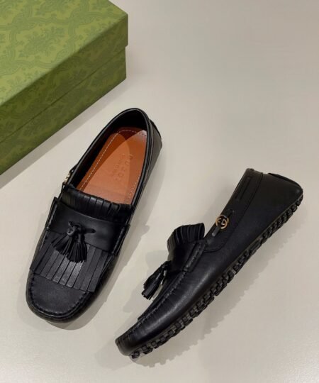 Alternative view of Gucci Men’s Loafer With Driver Interlocking G Black For Men 624699