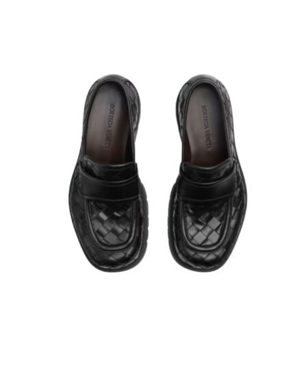 Bottega Veneta Haddock Loafer Black For Men – 764508V2WT01000
