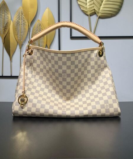 Alternative view of [True-to-ORIGINAL] Louis Vuitton Artsy MM Damier Azur Canvas For Women, Women’s Handbags 16.1in/41cm LV N40253