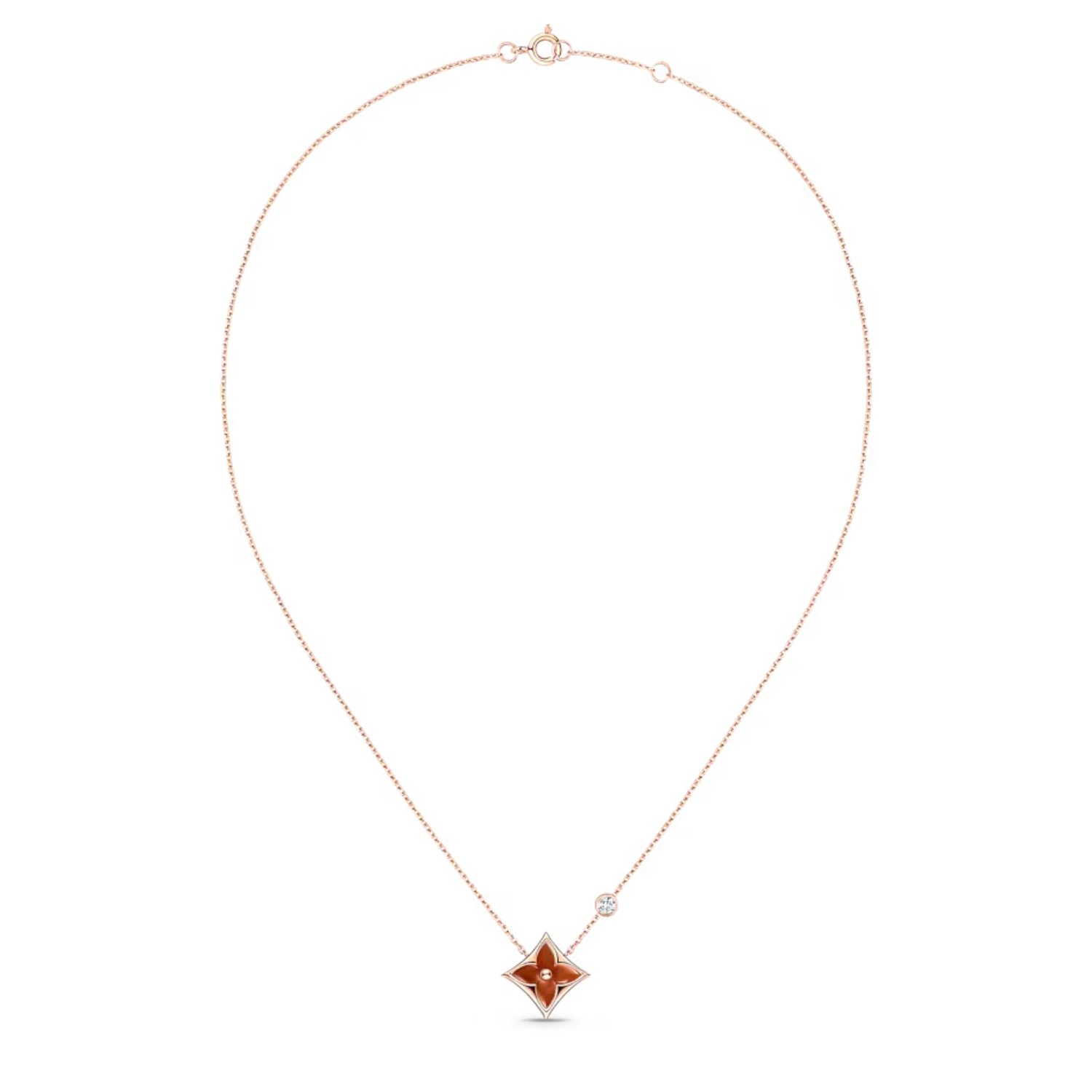 Louis Vuitton Color Blossom BB Star Pendant Necklace Pink-Toned For Women Q93711 - Image 2