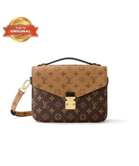 [True-to-ORIGINAL] Louis Vuitton Pochette Metis Monogram Reverse Canvas For Women 9.8in/25cm LV M44876