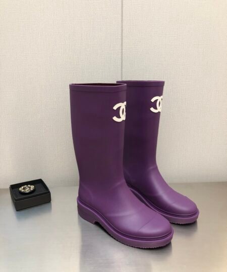 Alternative view of Chanel Women’s Hight Boots Purple For Women