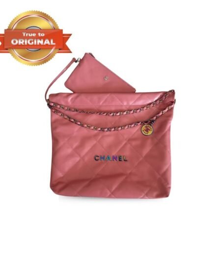 Chanel 22 Handbag Pink For Women 42cm / 16.4in AS3261