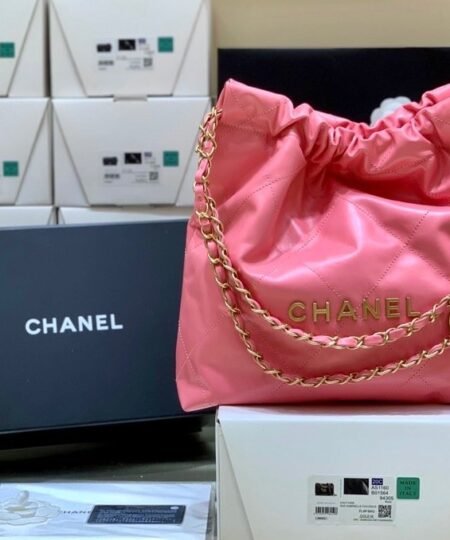 Alternative view of Chanel 22  Handbag Coral Pink For Women 14.4 in/37cm AS3261 B08037 NH621