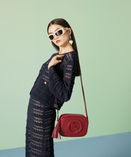 Alternative view of [True-to-ORIGINAL] Gucci Blondie Small Shoulder Bag Red For Women 742360 1IV0G 6420 - 21 Cm/ 8.3 Inches