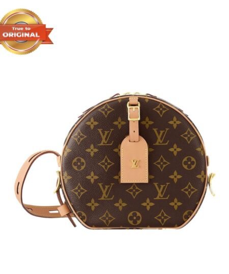 [True-to-ORIGINAL] Louis Vuitton Boite Chapeau Souple MM Brown For Women 8.8in/22.5cm M45647