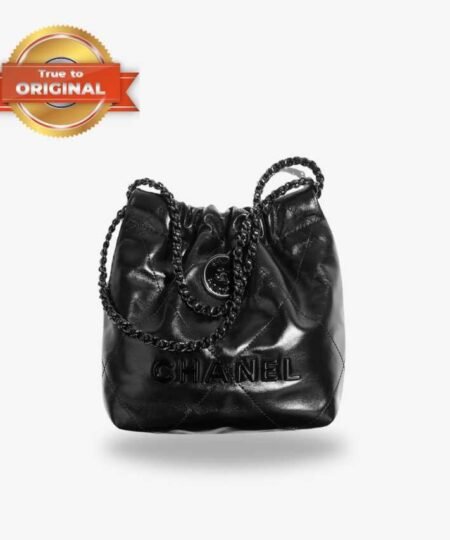 [True-to-ORIGINAL] Chanel 22 Mini Bag Black For Women AS3980 B09220 94305 - 7.8 Inches/20 Cm