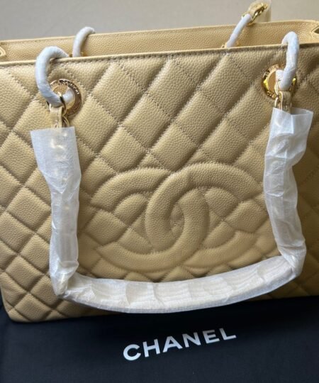 Alternative view of [True-to-ORIGINAL] Chanel Classic Tote Bag Beige For Women 13.3in/34cm