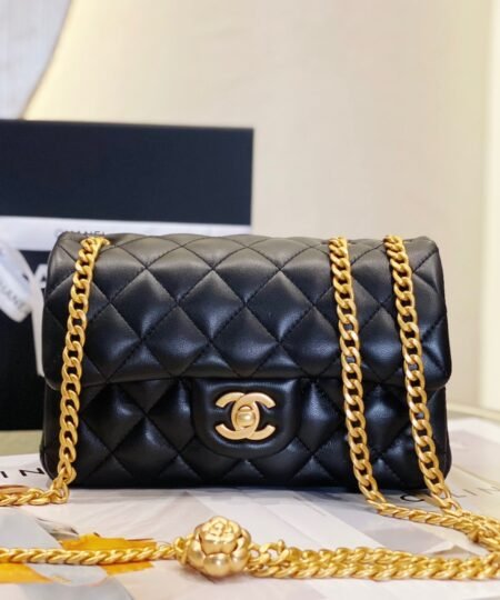 Alternative view of [True-to-ORIGINAL]Chanel Small Flap Bag Black For Women, Women's Bags 8.7in/22cm