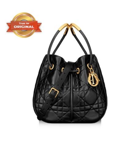 [True-to-ORIGINAL] Dior Medium Nolita Bag Black For Women 10,5in/27cm M2312UNJJ_M900