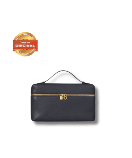 [True-to-ORIGINAL]Loro Piana Extra Pocket L27 Bag Navy Blue For Women 6.3in/16cm FAN4043 W000