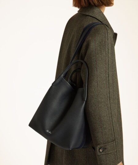 Alternative view of [True-to-ORIGINAL]Loro Piana Large Bale Bag Black For Women 11in/28cm FAM9875 W000