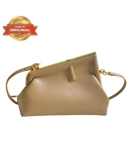 [True-to-ORIGINAL] Fendi First Small Bag Beige For Women