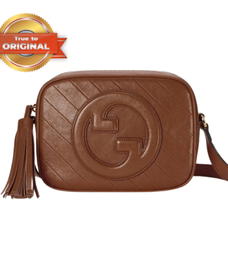 [True-to-ORIGINAL] Gucci Blondie Small Shoulder Bag Brown For Women 742360 1IV0G 2535 - 21 Cm/ 8.3 Inches