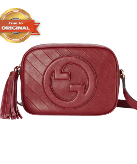 [True-to-ORIGINAL] Gucci Blondie Small Shoulder Bag Red For Women 742360 1IV0G 6420 - 21 Cm/ 8.3 Inches