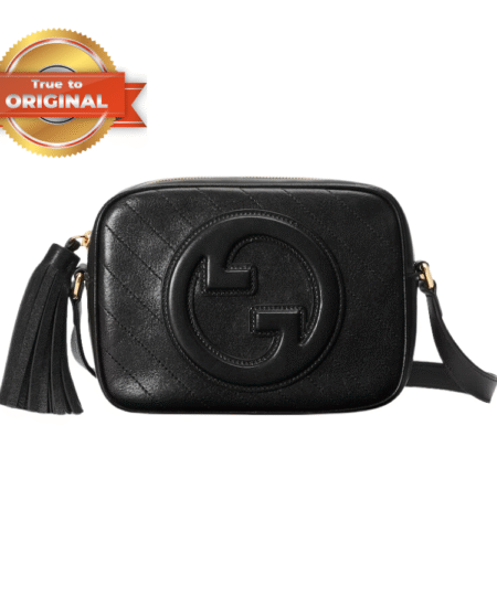 [True-to-ORIGINAL] Gucci Blondie Small Shoulder Bag Black For Women 742360 AACBO 8106 - 21 Cm/ 8.3 Inches