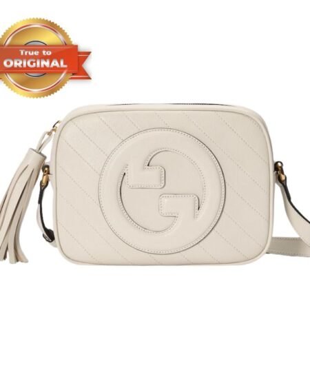 [True-to-ORIGINAL]Gucci Blondie Small Shoulder Bag White For Women 742360 1IV0G 9022 - 21 Cm/ 8.3 Inches