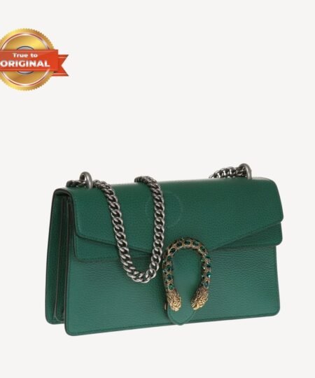 [True-to-ORIGINAL] Gucci Dionysus Shoulder Bag Green For Women 11in/28cm 400249 CAOGX 3120