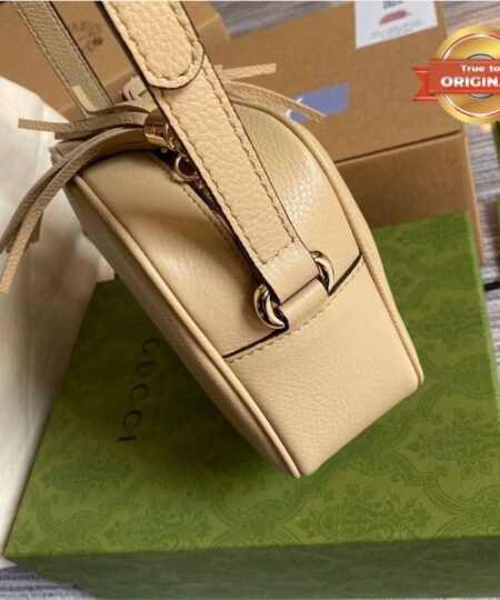 Alternative view of [True-to-ORIGINAL] Gucci Soho Small Disco Bag Beige For Women 8in/21cm GG 308364