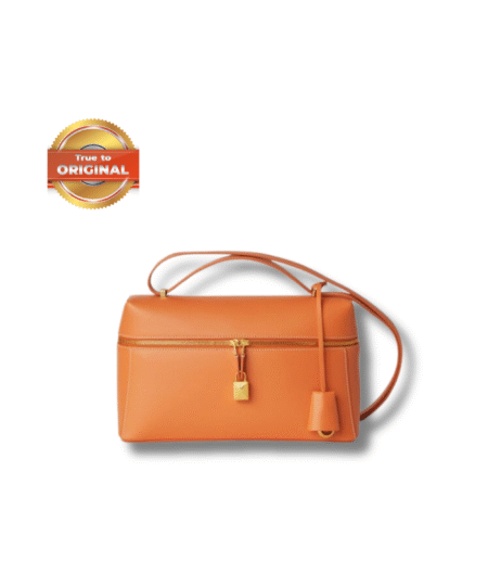 [True-to-ORIGINAL]Loro Piana Extra Bag L27 Cinnamon Orange For Women 10.6in/27cm FAN3462 L0AX