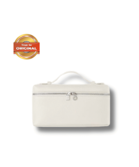 [True-to-ORIGINAL]Loro Piana Extra Pocket L27 Bag Whisper White For Women 6.3 in/16 cm FAN4043 1615