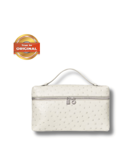 [True-to-ORIGINAL]Loro Piana Extra Pocket L27 Bag Whisper White For Women 6.3 in/16 cm FAM1532 1615