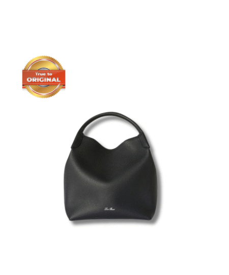 [True-to-ORIGINAL]Loro Piana Large Bale Bag Black For Women 11in/28cm FAM9875 W000