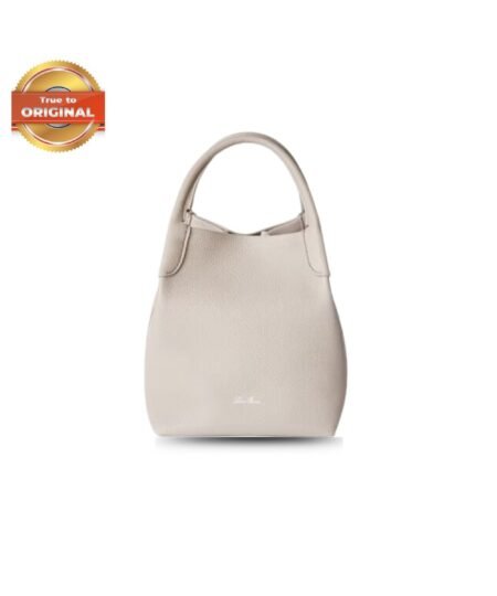 [True-to-ORIGINAL]Loro Piana Small Bale Bag Dust Stone For Women 6.7 in/ 17 cm FAN8964 M0P7
