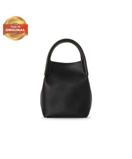 [True-to-ORIGINAL]Loro Piana Micro Bale Bag Black For Women 5.2 in/ 13 cm FAN0807 8000