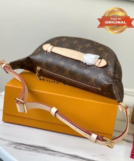 Alternative view of [True-to-ORIGINAL] Louis Vuitton Bumbag Monogram Canvas Brown For Women 14.5in/37cm M43644